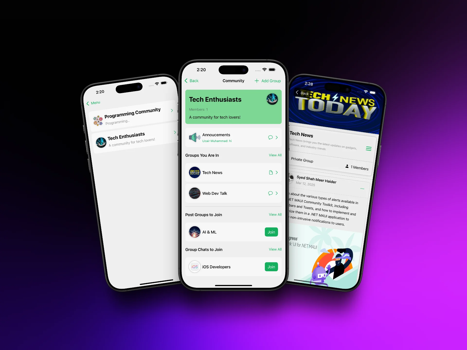 Communities & Groups